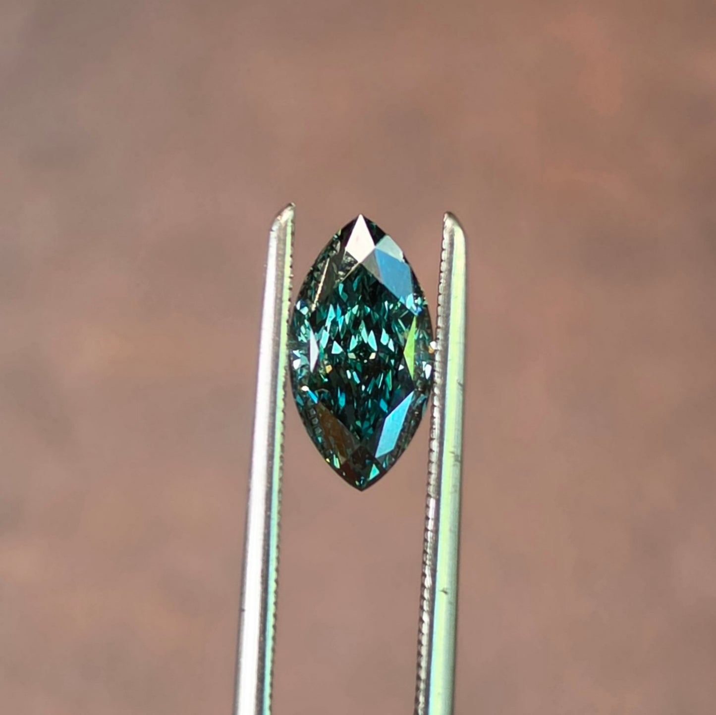 1.11ct Marquise Green Lab Diamond VVS2
