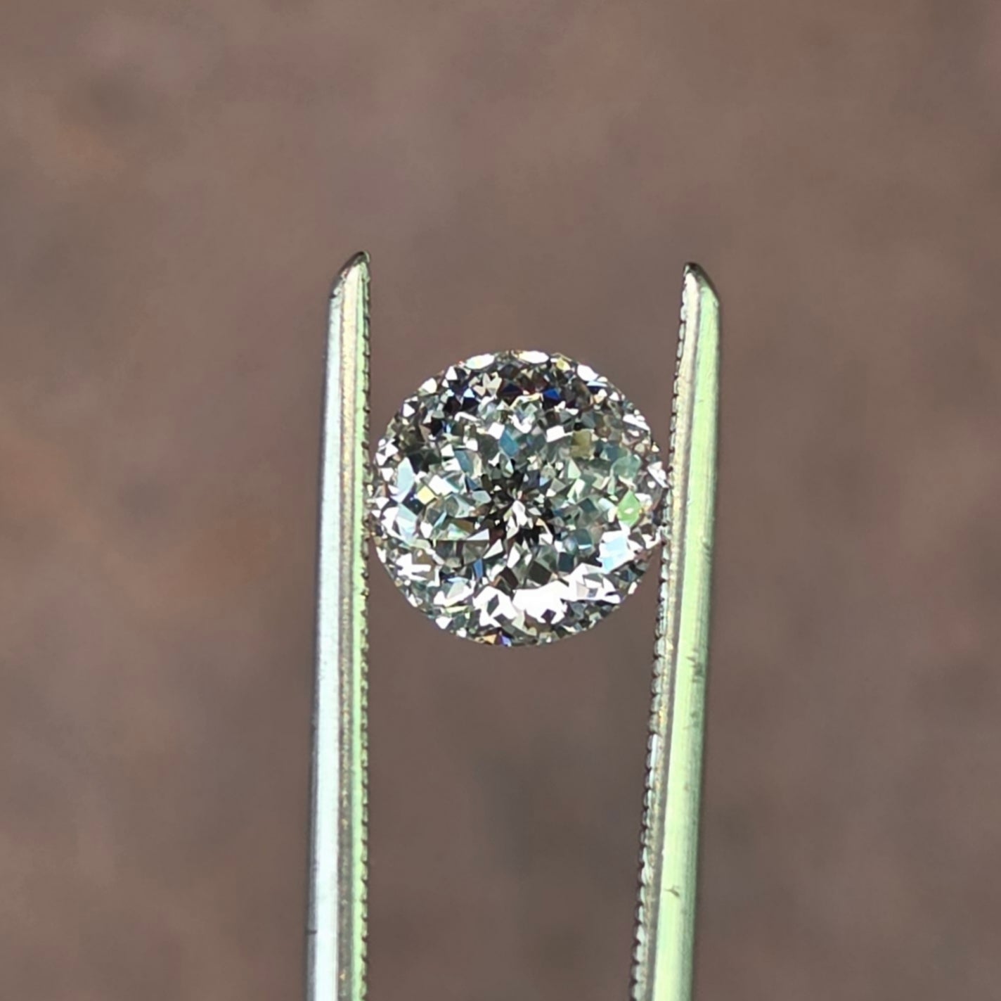 1.19ct Round Portuguese Cut Lab Diamond D/VS2