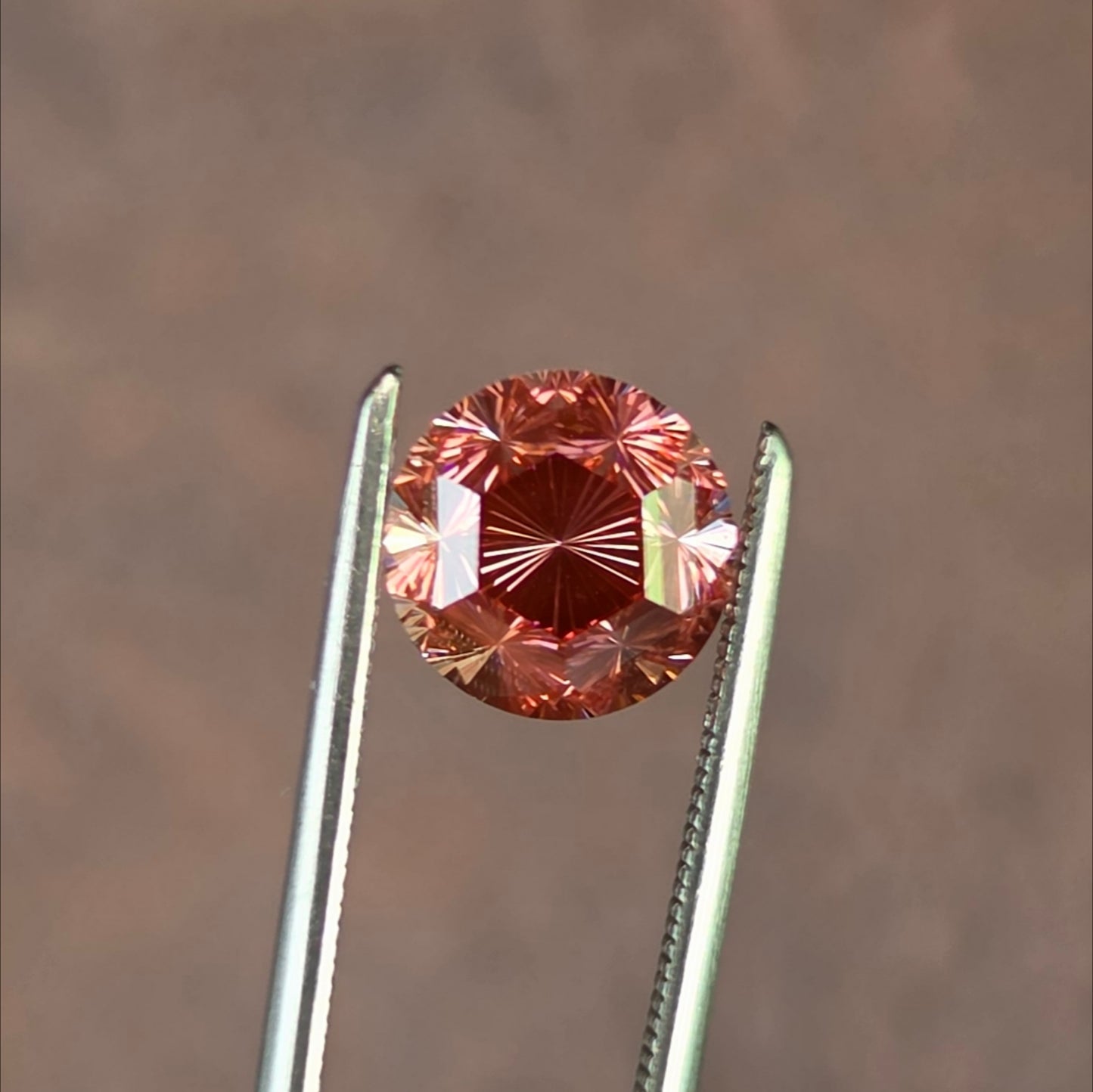 2.01ct Round Fantasy Cut Lab Diamond Fancy Vivid Pink VS1
