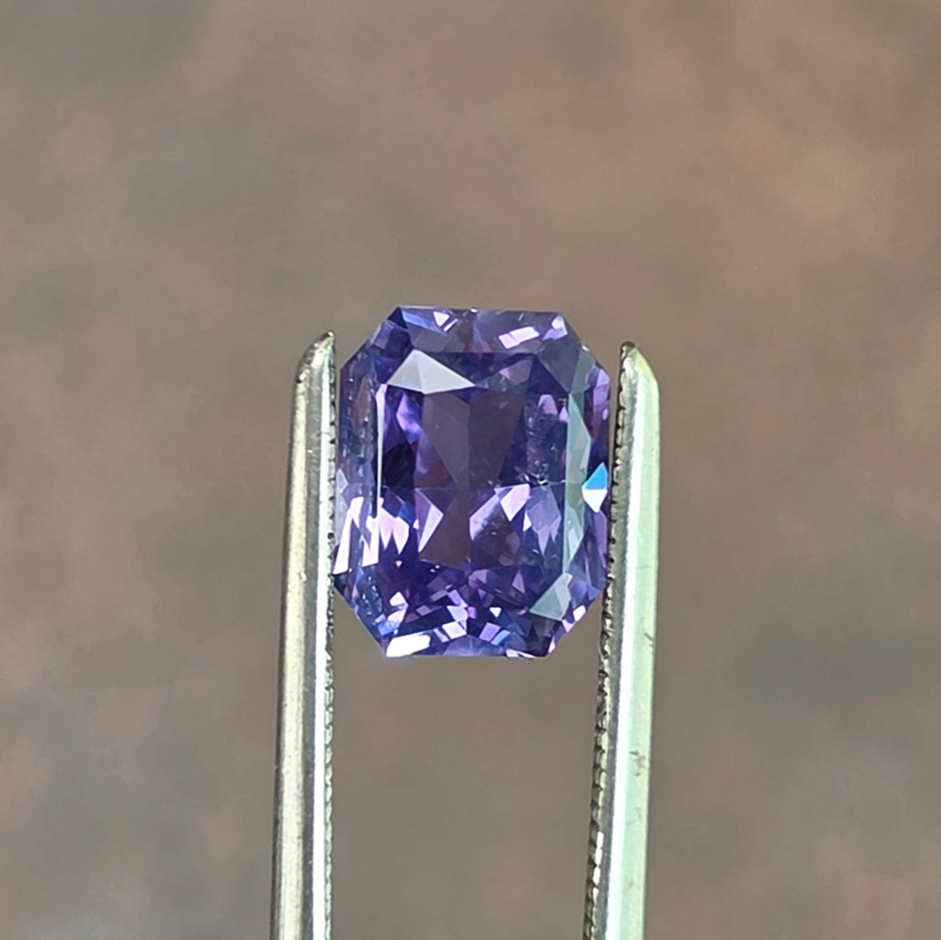1.58ct Natural Purple Sapphire Rectangle