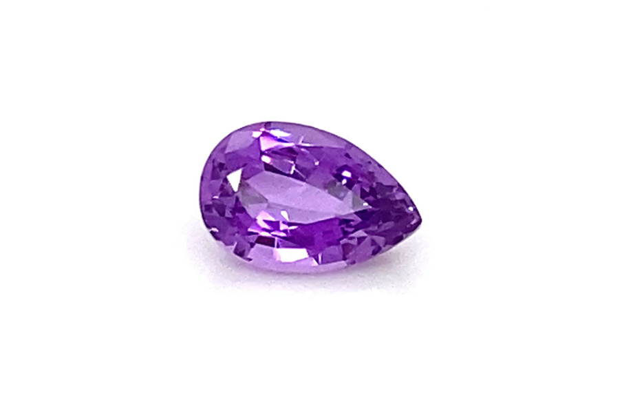Pear Chatham Purple Sapphire - For Build Your Own Pieces
