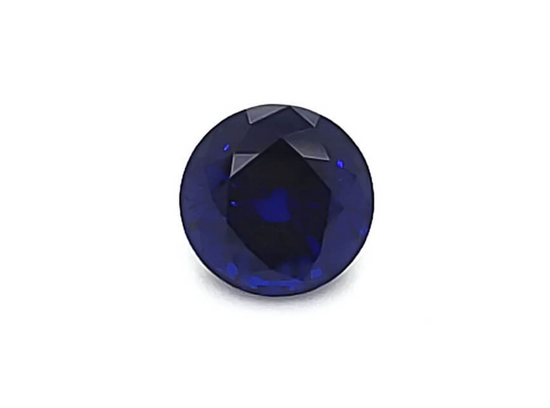 Round Cut Chatham Dark Blue Sapphire- For Build Your Own Pieces