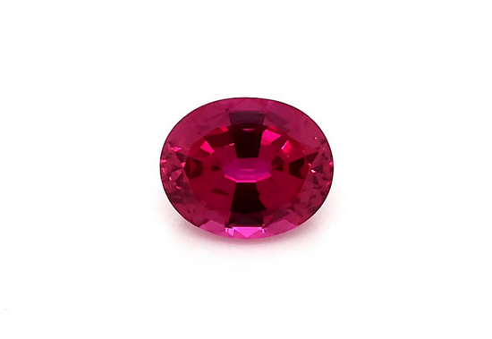 Oval Chatham Dark Pink Sapphire - For Build Your Own Pieces