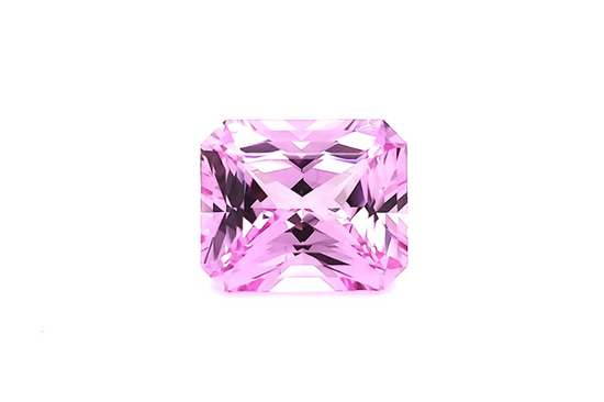 Radiant Chatham Light Pink Sapphire - For Build Your Own Pieces