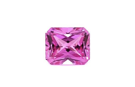 Radiant Chatham Medium Pink Sapphire - For Build Your Own Pieces