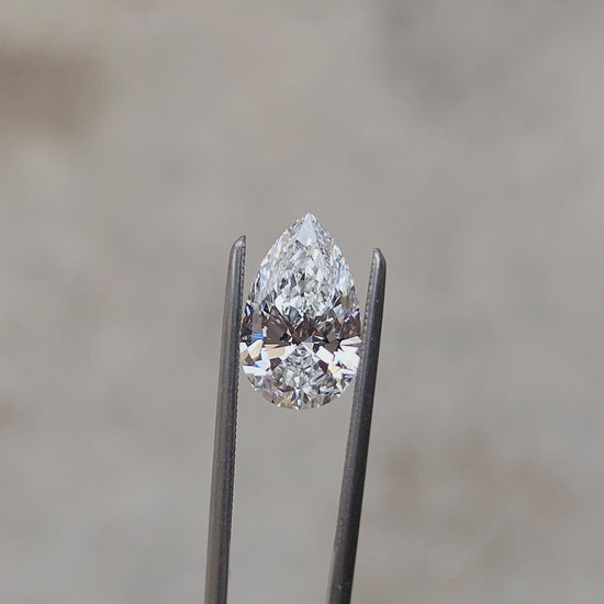 2.26ct Pear Lab Diamond F/VVS2