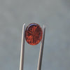 2.15ct Natural Montana Garnet Oval - Starbrite cut by John Dyer