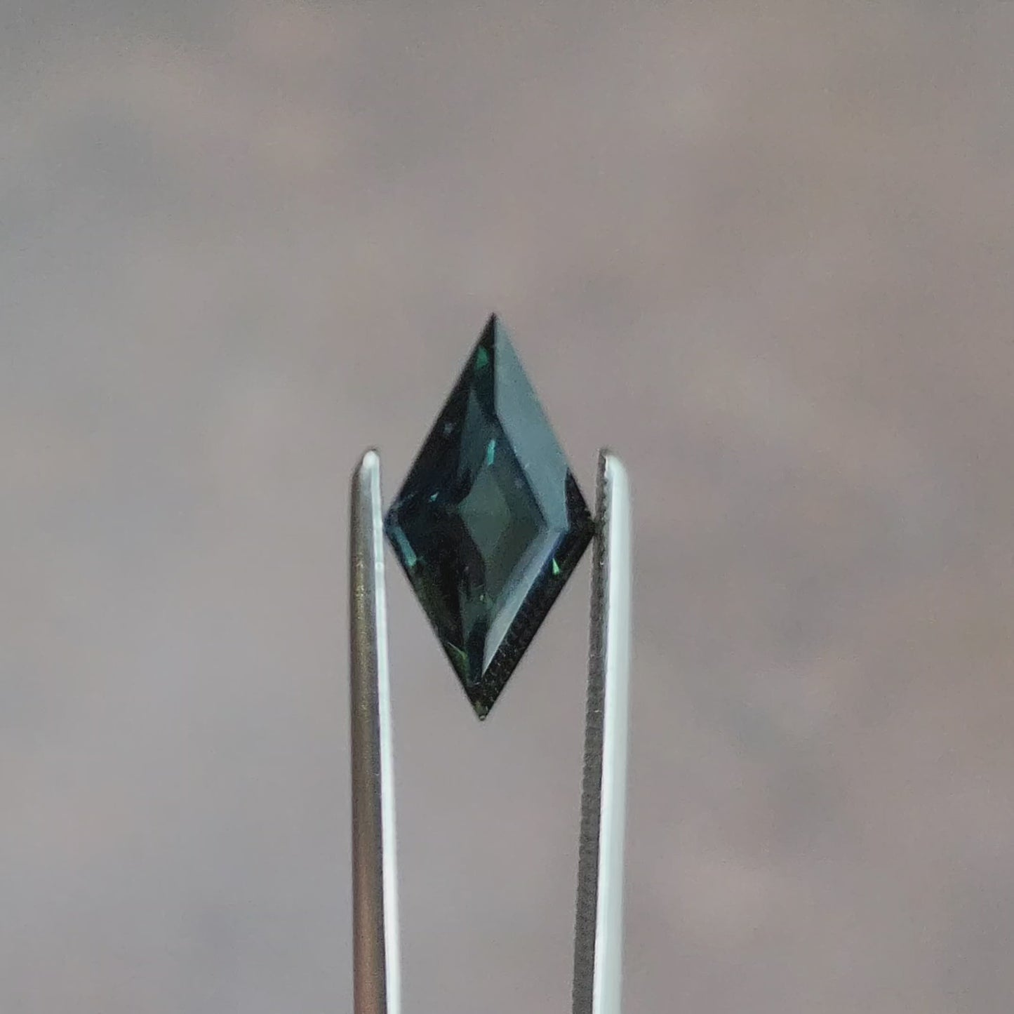 1.78ct Natural Green Australian Sapphire Lozenge
