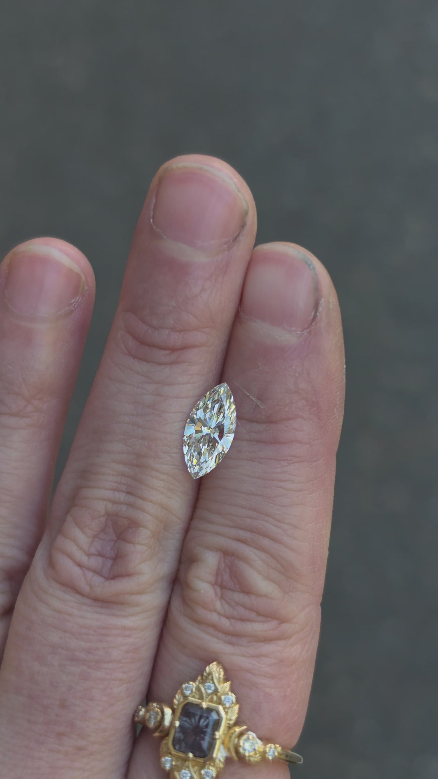 Load and play video in Gallery viewer, 1.54ct Marquise Lab Diamond G/VVS2
