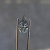1.22ct Light Green Montana Sapphire Pear Starbrite cut by John Dyer