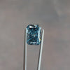 Fancy vivid blue radiant cut lab diamond