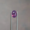 natural purple pink oval sapphire from Sri Lanka