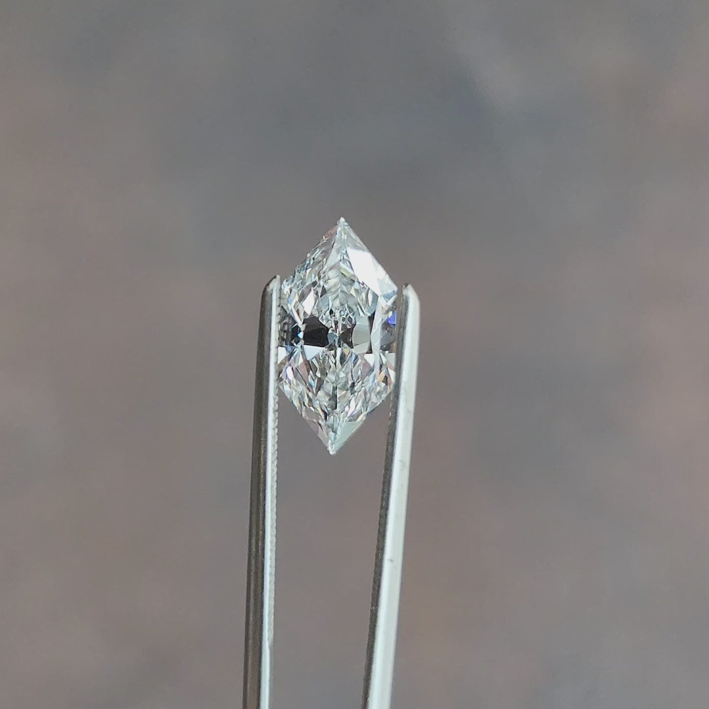 Duchess or Elongated Hexagon Lab Diamond Faceted Cut