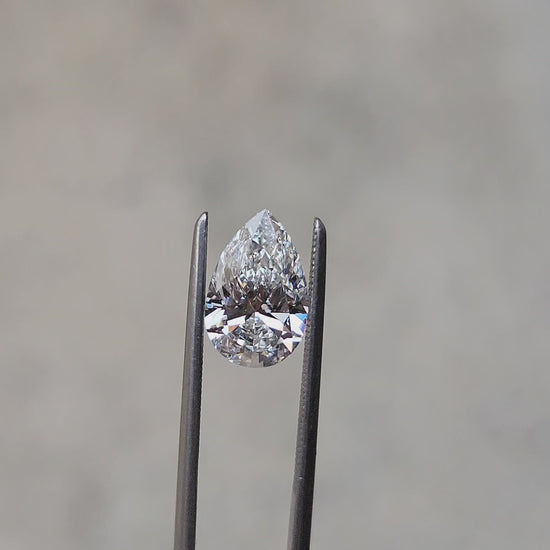 1.69ct Pear Lab Diamond F/VS1