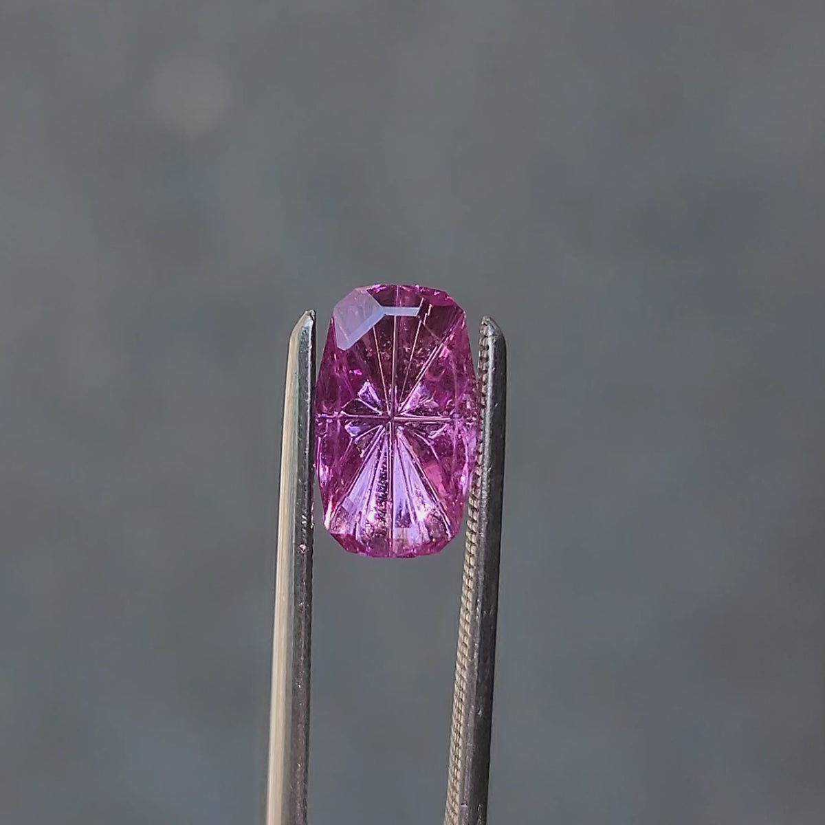 1.69ct Natural Pink Sapphire Cushion- StarBrite Cut by John Dyer ...