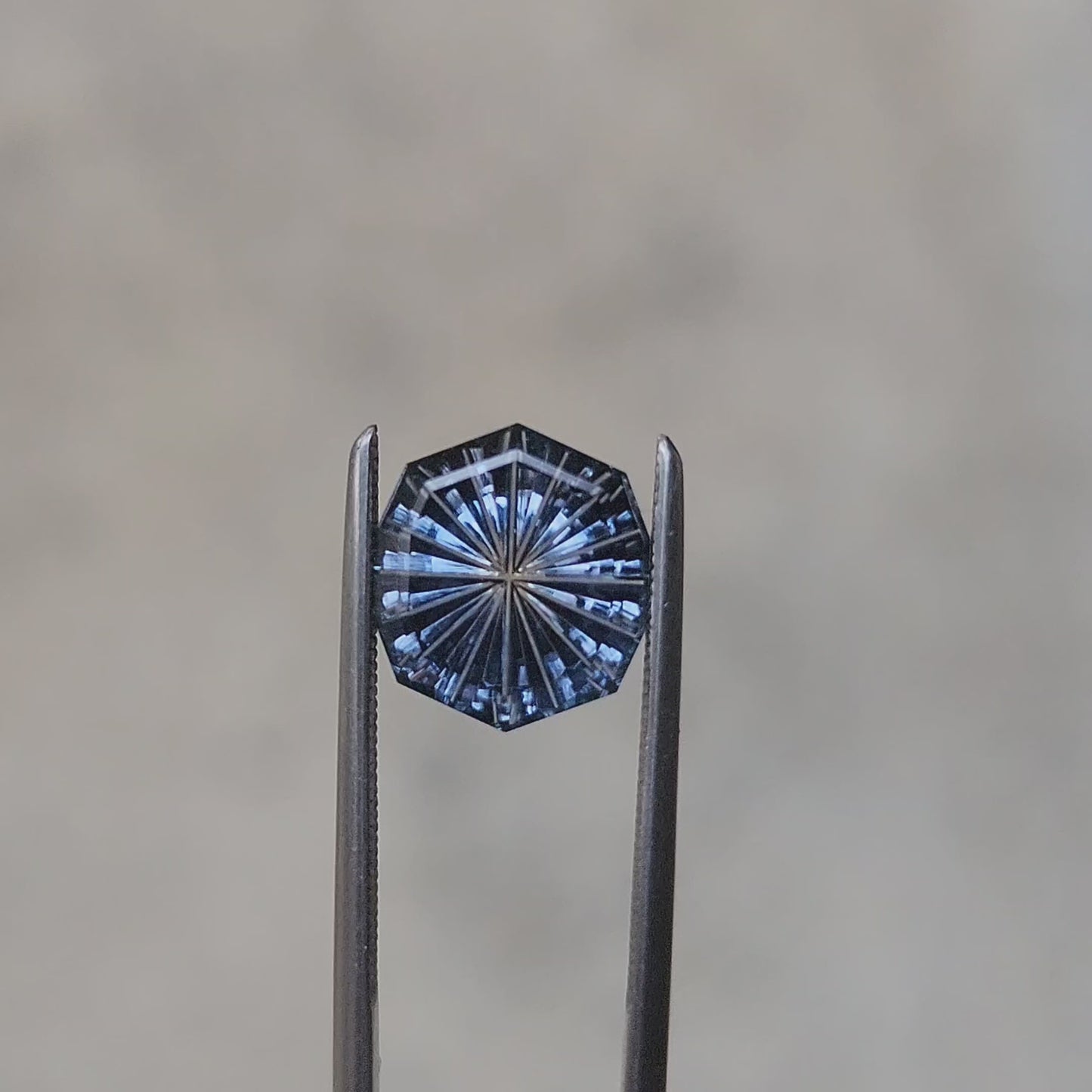 2.63ct Natural Fantasy Cut Montana Sapphire Cushion