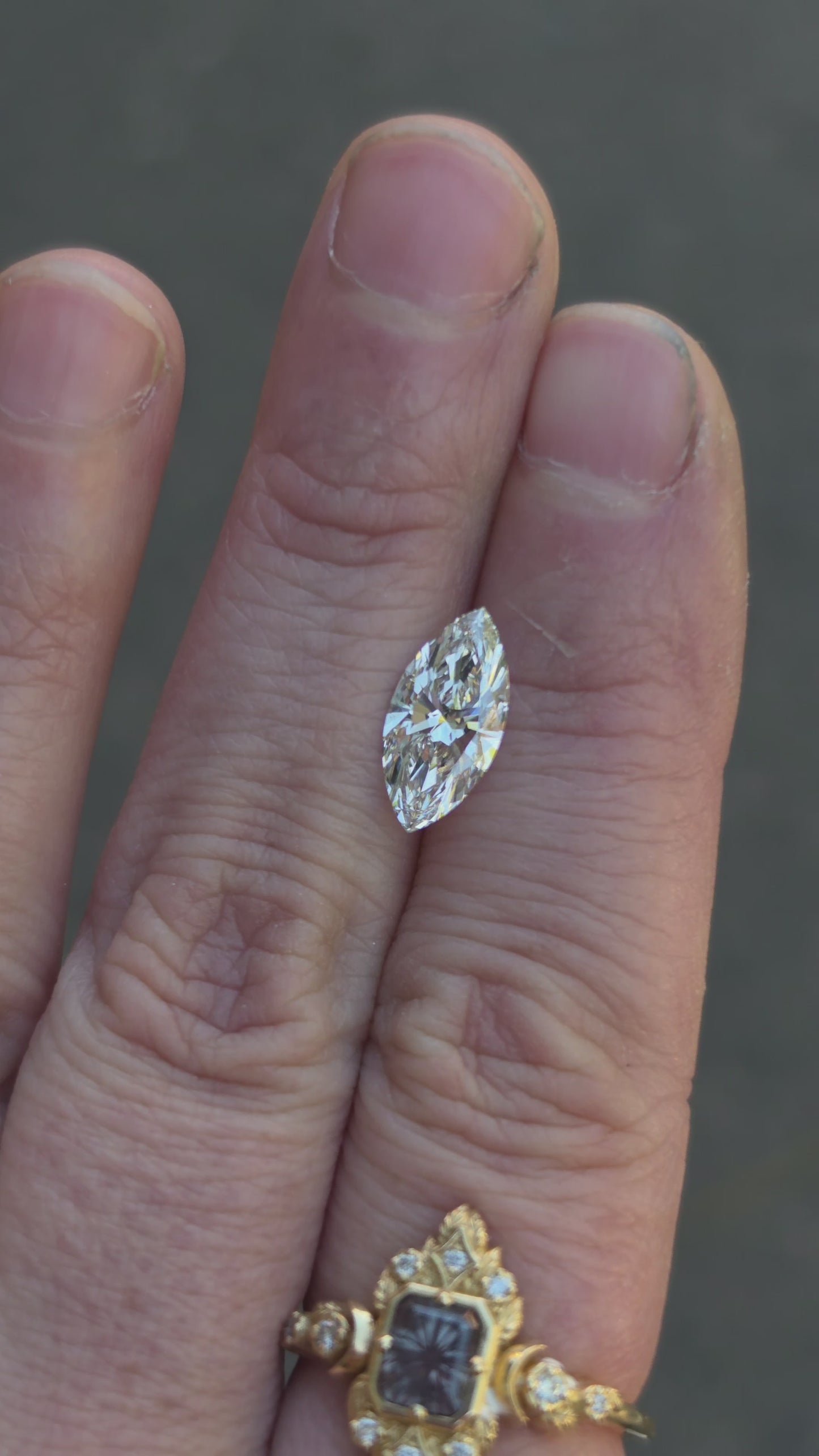 Load and play video in Gallery viewer, 1.88ct Marquise Lab Diamond F/VVS2
