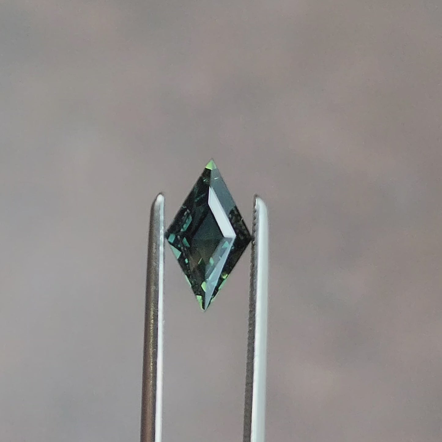 1.16ct Natural Green Australian Sapphire Lozenge