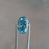Fancy vivid blue lab diamond oval