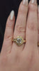 Lady Mary Art Deco Tudor Wide Band Ring with Asscher Diamond in Yellow Gold video