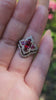 Ruby Marquise Delilah Filigree Scroll Engagement Ring Set video