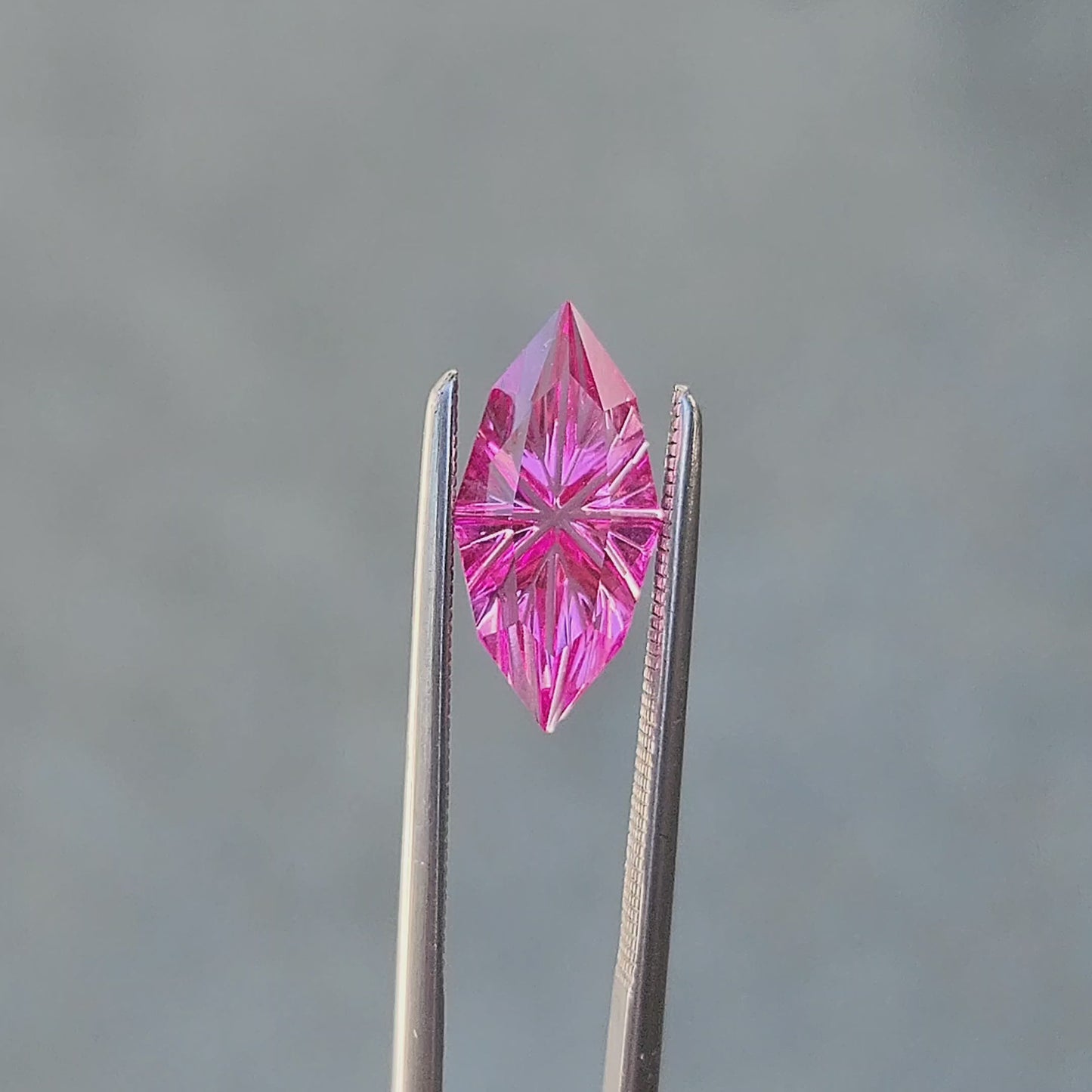 2.17ct Lab Pink Sapphire Fantasy Cut by Brett Kosnar
