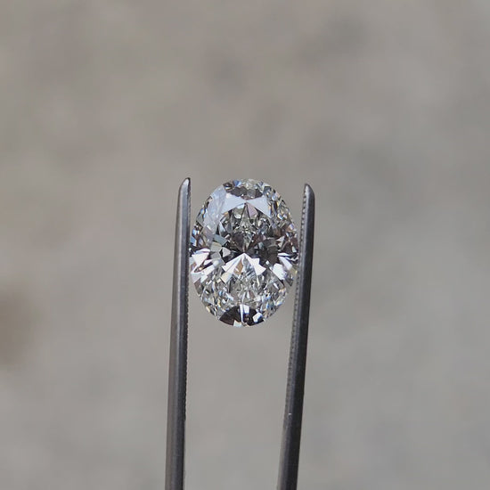2.87ct Oval Lab Diamond F/VVS2