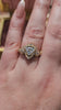 Odessa Art Deco Engagement Ring with Kite Side Stones and Delicate Gold Scrolls video 3