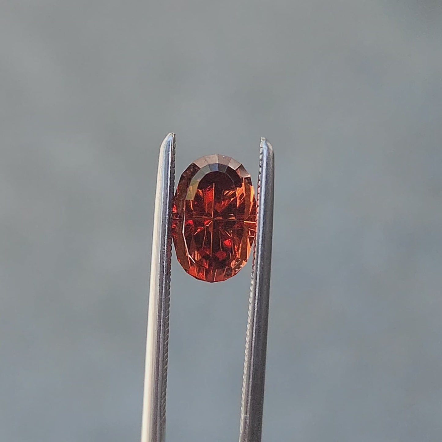 1.87ct Natural Montana Garnet Oval 
