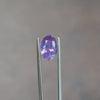 natural purple pink moval sapphire from Sri Lanka