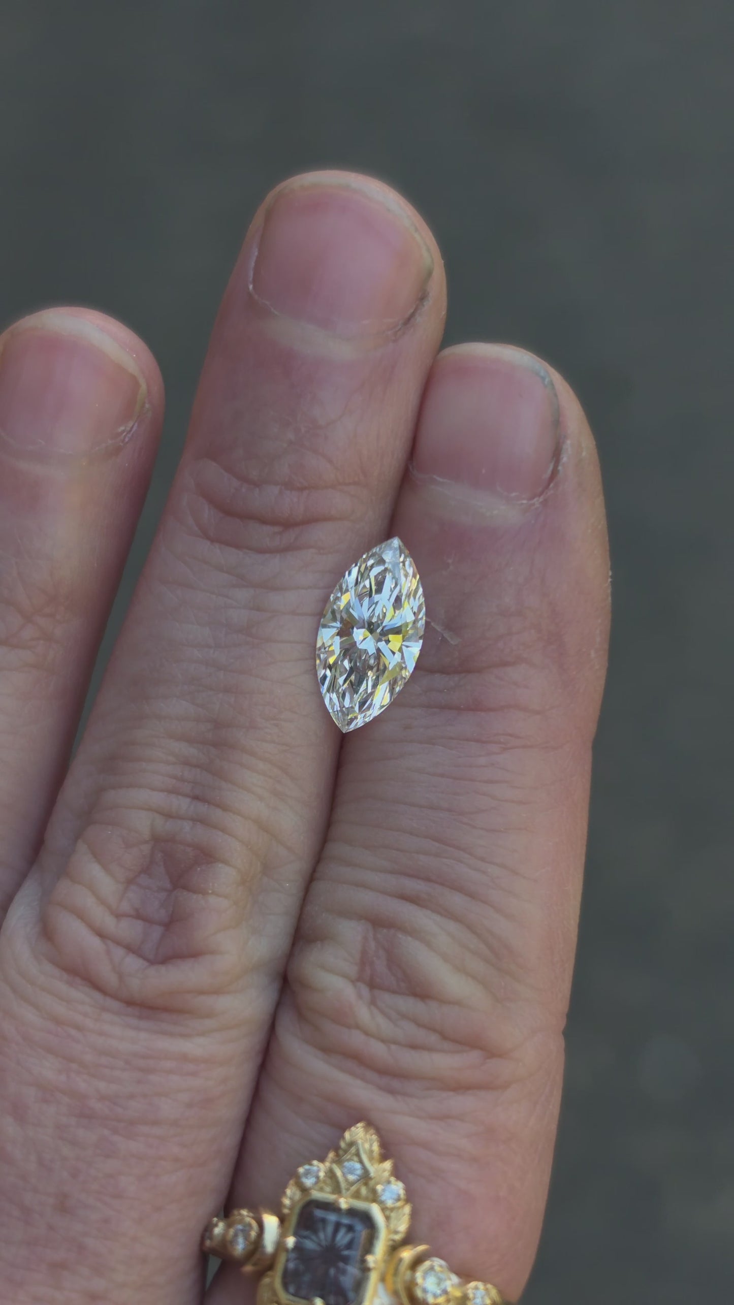Load and play video in Gallery viewer, 1.91ct Marquise Lab Diamond E/VVS2
