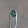 Natural Green Teal Sapphire Fantasy Oval Cut from Madagascar