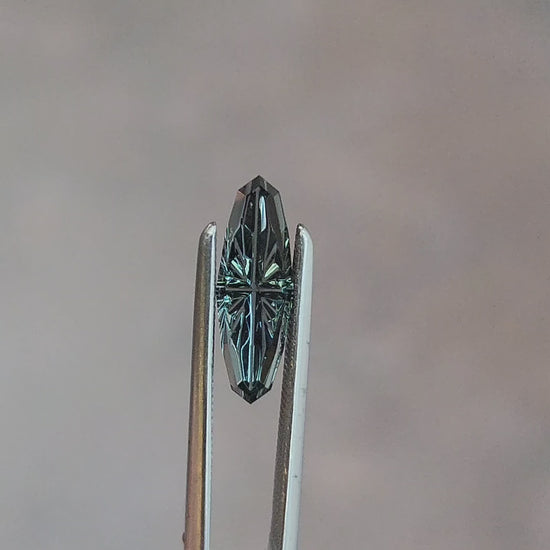 1.22ct Color Change Kenyan Sapphire Marquise Fantasy Cut by Brett Kosnar