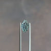 Natural Light Green Fantasy Moval Cut Sapphire from Montana unheated