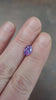 natural purple pink moval sapphire from Sri Lanka