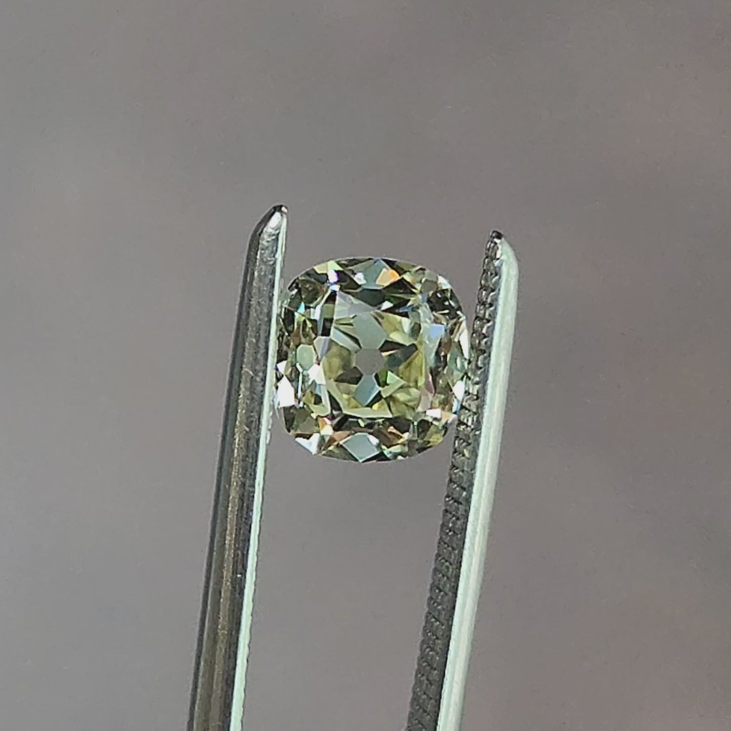 Load and play video in Gallery viewer, .70ct Natural Diamond Old Mine Antique Cut
