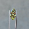 1.70ct Marquise Cut Lab Vivid Green Diamond VVS