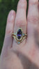 2.35ct Chatham Purple Marquise Sapphire Odette Ring Set 14k Yellow Gold video