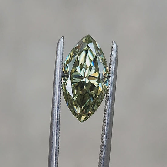 12x6mm Fairy Mint Green Moissanite Marquise