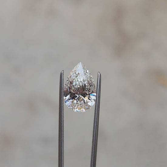 3.06ct Pear Lab Diamond F/VVS2