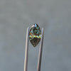 1.23ct Marquise Cut Lab Vivid Green Diamond VVS