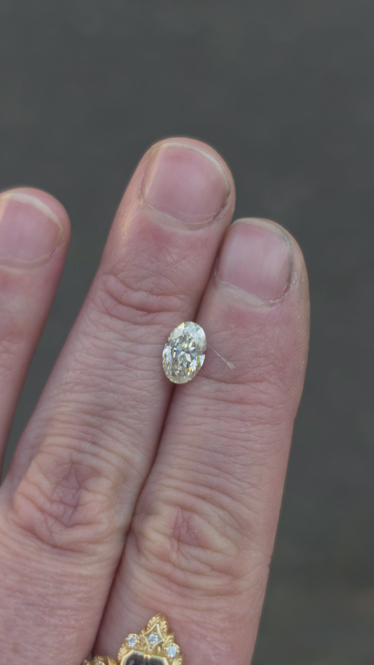 Load and play video in Gallery viewer, 1.01ct Natural Oval Diamond M/SI2
