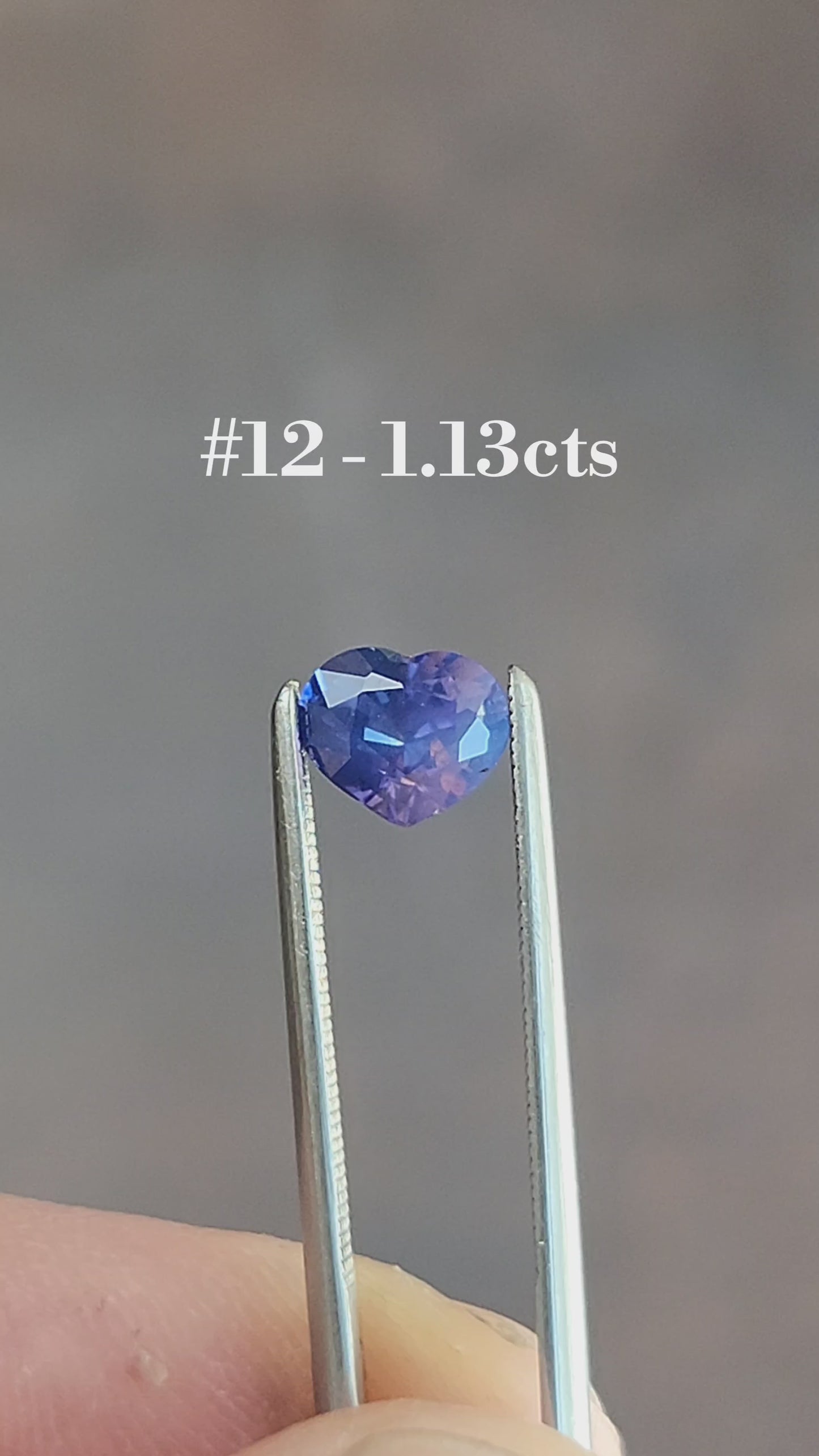 Load and play video in Gallery viewer, Sapphire Heart Cosmic Love - Flaming Heart Ring with Diamond Baguettes
