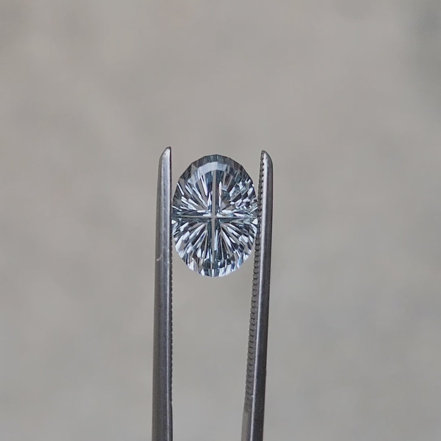 1.86ct Natural Blue Gray Oval Montana Sapphire - Starbrite Cut by John Dyer