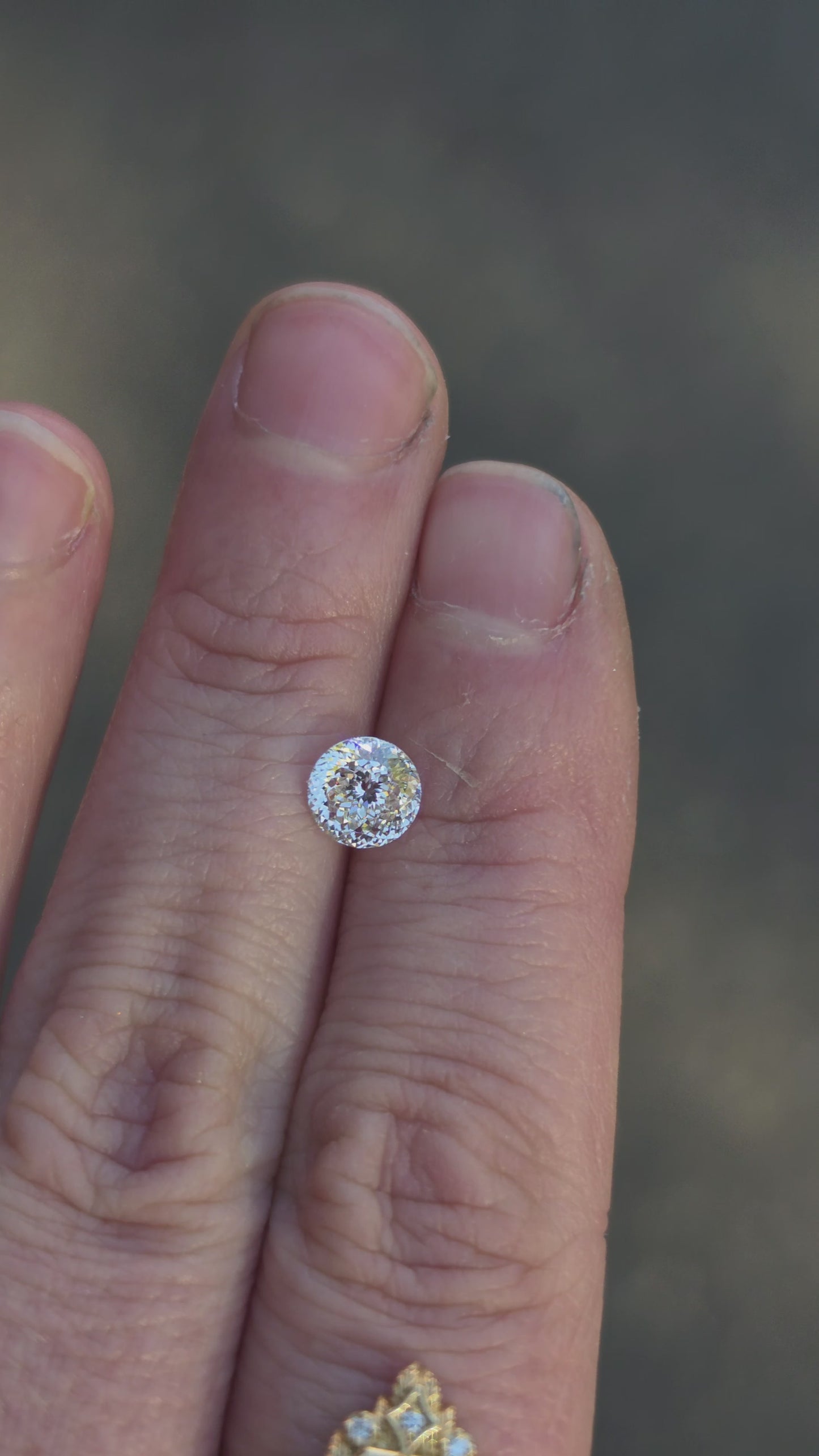 Load and play video in Gallery viewer, 1.19ct Round Portuguese Cut Lab Diamond D/VS2
