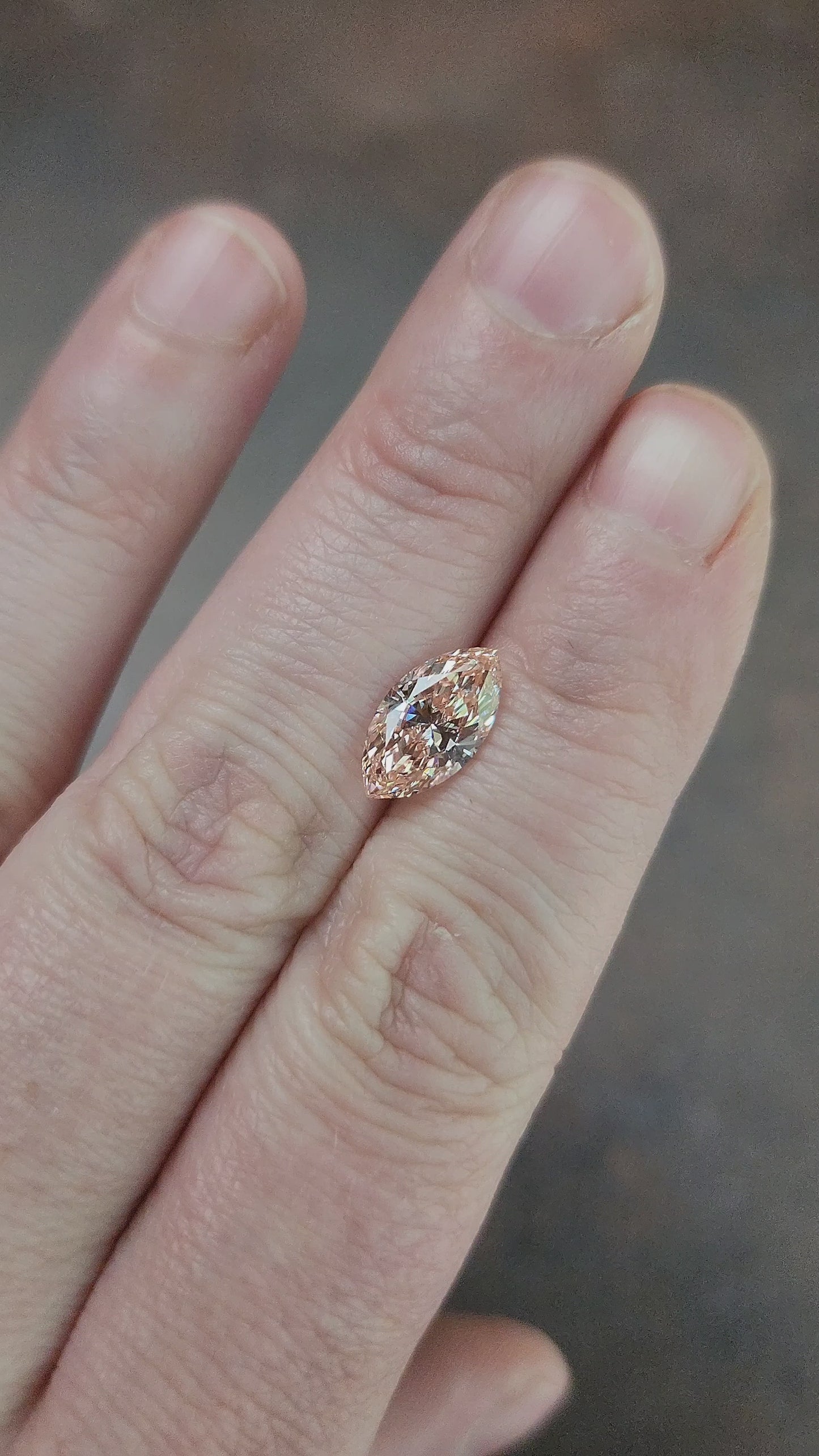 Load and play video in Gallery viewer, 2.01ct Lab Diamond Fancy Vivid Pink Marquise VS1
