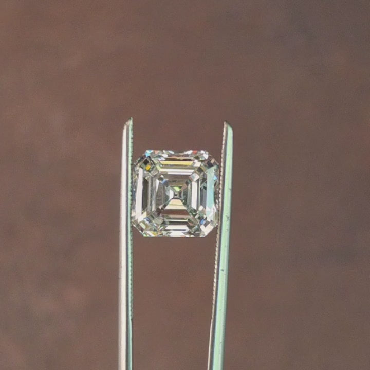 Load and play video in Gallery viewer, 2.80ct Asscher Lab Diamond D/VVS2

