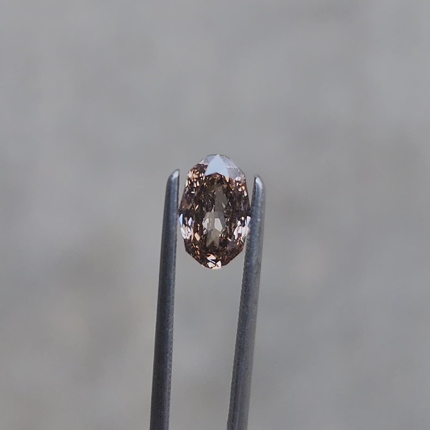 1.01ct Champagne Lab Diamond Oval VS