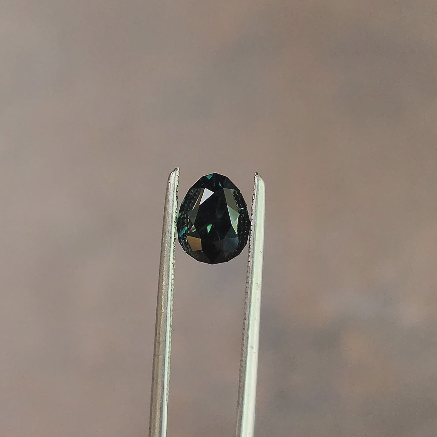 Load and play video in Gallery viewer, 1.38ct Natural Australian Sapphire Egg Avocado Cut
