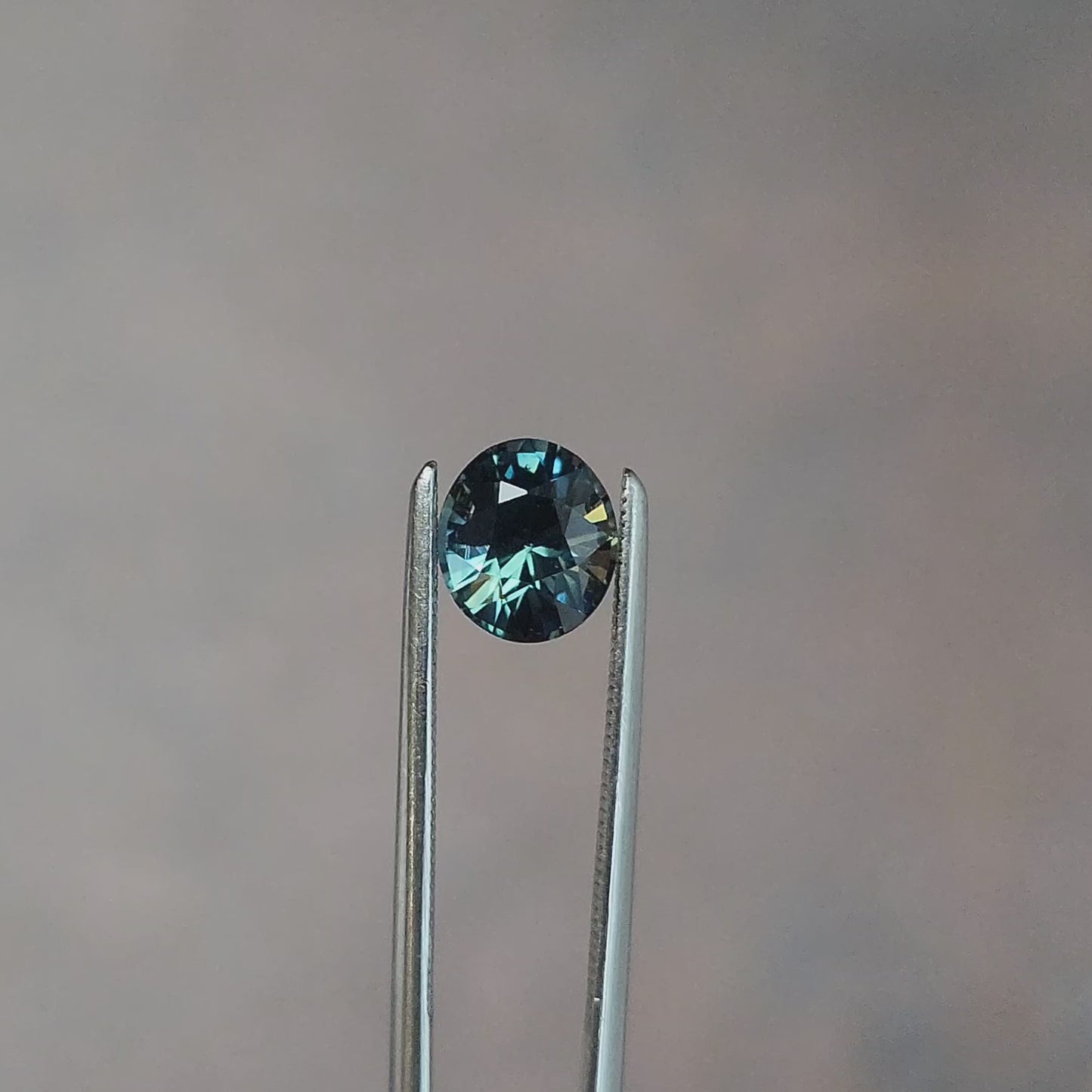 Load and play video in Gallery viewer, natural teal oval sapphire from Madagascar
